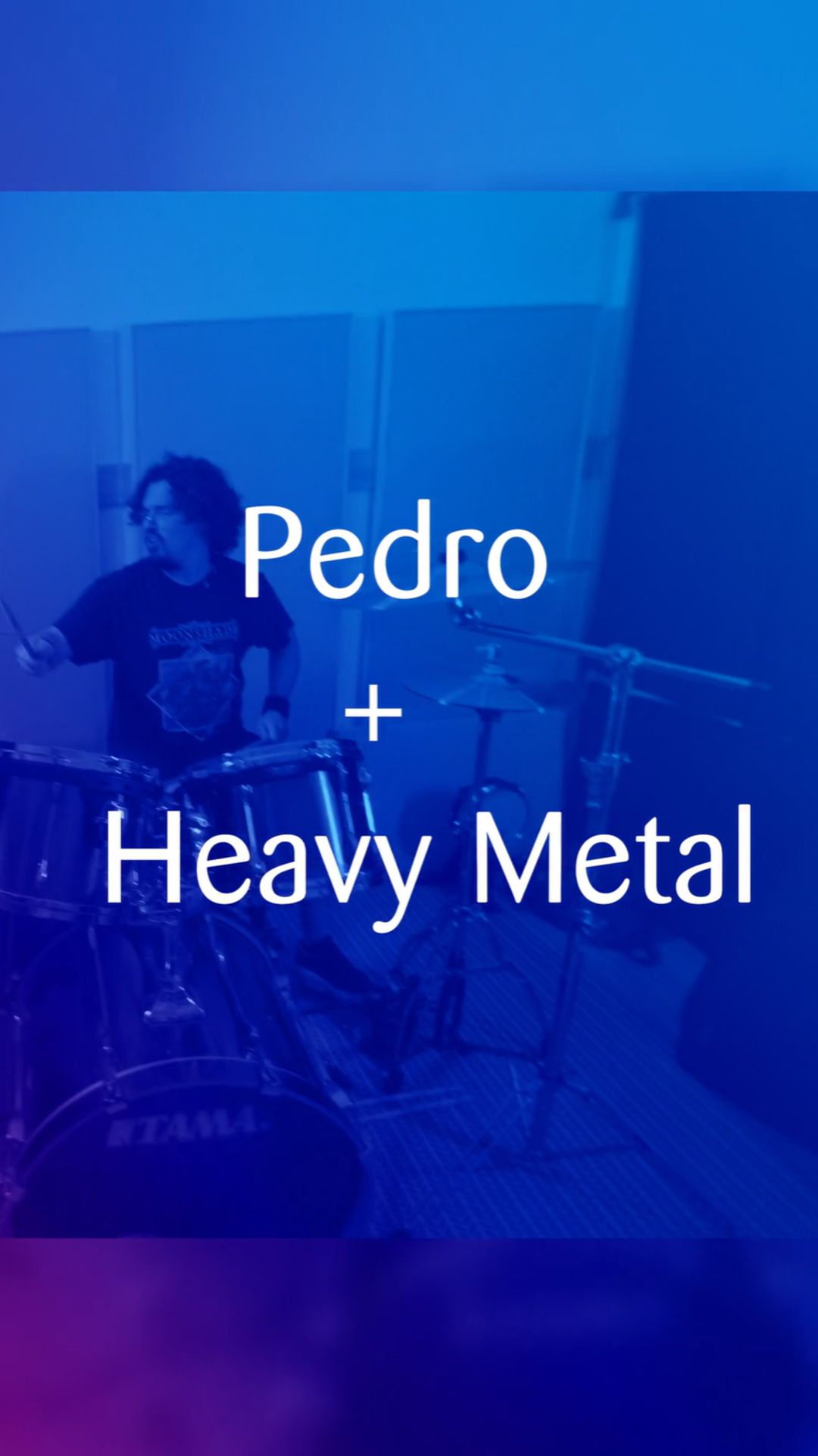 A thumbnail image for the video saying Pedro plus Heavy Metal