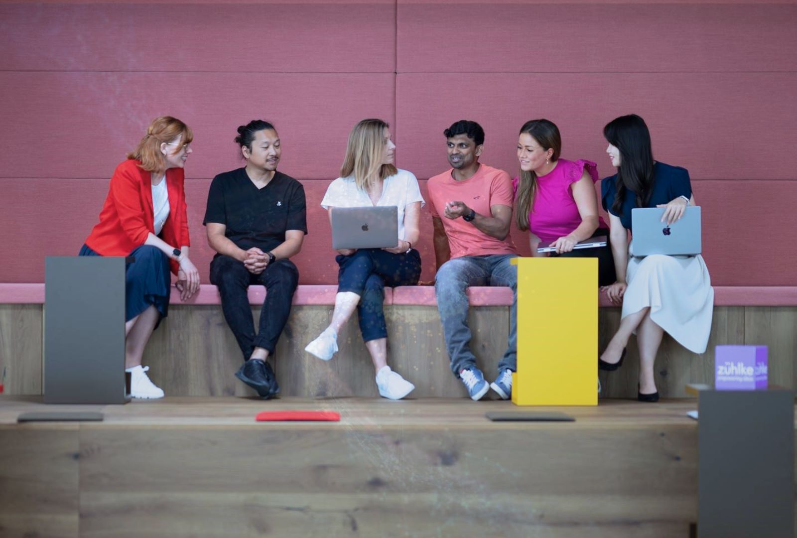 People Sitting Office